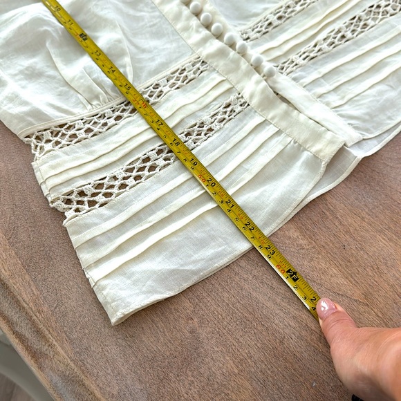 Linen button front top size medium brand new - Picture 9 of 9